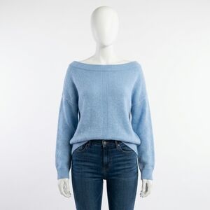 NEW VINCE CAMUTO boat neck crew neck sweater in blue